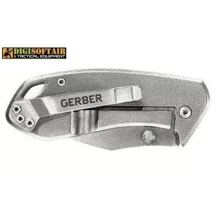 Gerber Kettlebell Grey Clip Pocket Folding Knife Dual Choil 3426 2