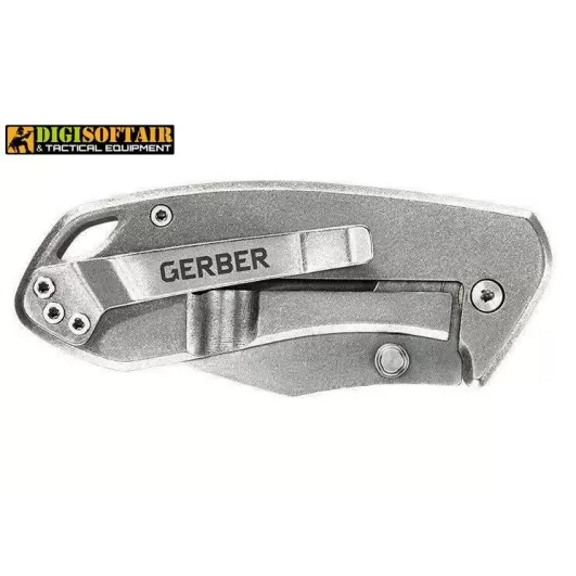 Gerber Kettlebell Grey Clip Pocket Folding Knife Dual Choil 3426