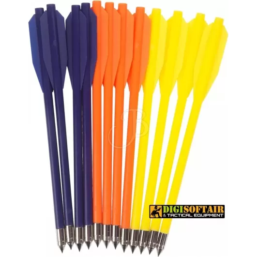 SKORPION 3 COLOR DARTS 12PCS FOR PISTOL CROSSBOW