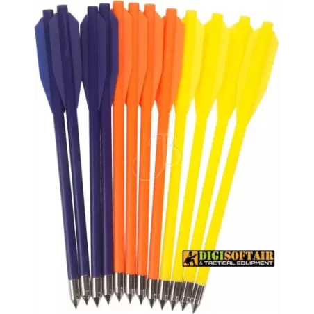 SKORPION 3 COLOR DARTS 12PCS FOR PISTOL CROSSBOW