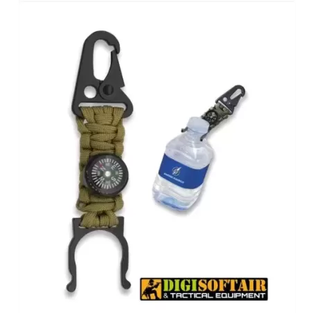 Paracod bottle holder with compass