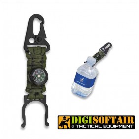 Paracod bottle holder with compass