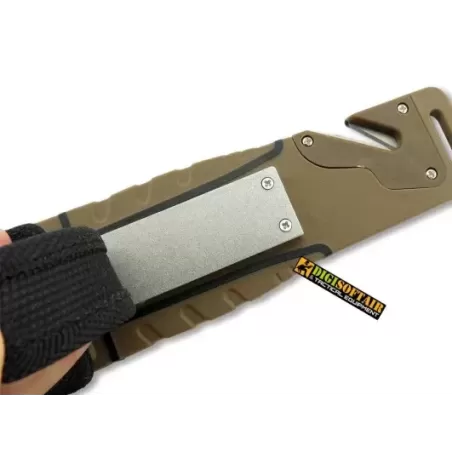 NIGHTINGALE FIXED BLADE TAN WITHARMOUR