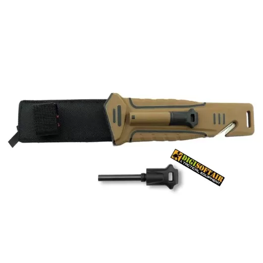 NIGHTINGALE FIXED BLADE TAN WITHARMOUR