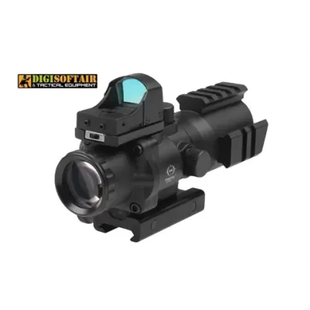 Rhino 4X32 Scope with Micro Red Dot Sight Theta optics