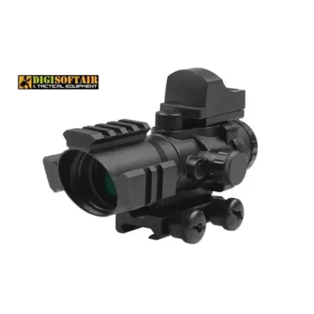 Rhino 4X32 Scope with Micro Red Dot Sight Theta optics