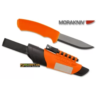 MORA Bushcraft Survival Orange Stainless Steel