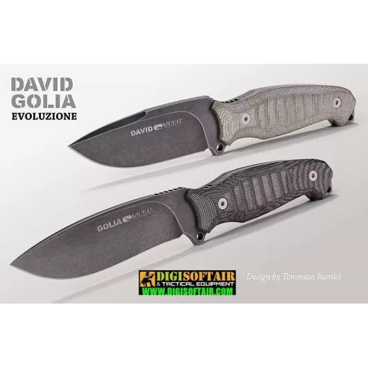 Golia Viper Tecnocut evoluzione  by T. Rumici - Black Micarta VT4003ECG coltello