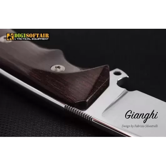 Gianghi Viper Tecnocut V4880B Lama satinata Manico legno