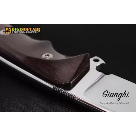 Gianghi Viper Tecnocut V4880B Lama satinata Manico legno