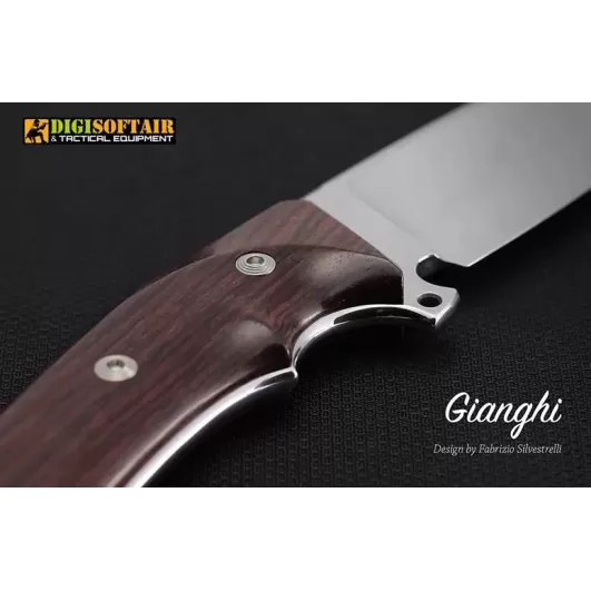 Gianghi Viper Tecnocut V4880B Lama satinata Manico legno