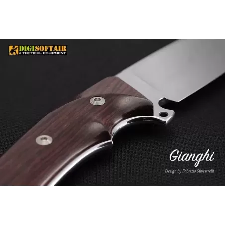 Gianghi Viper Tecnocut V4880B Lama satinata Manico legno