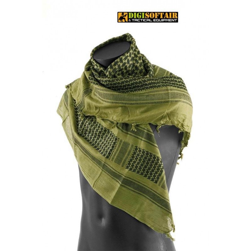 OD/BLACK SHEMAGH SCARF OPENLAND NERG