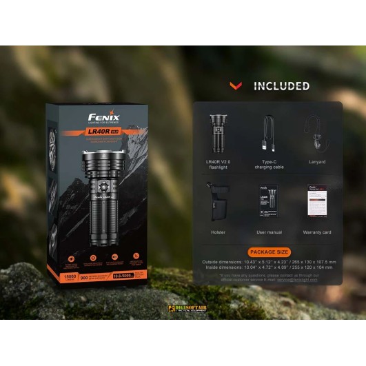 Fenix LR40R V2.0 — Searchlight 15000 lm USB-C Built-in Pack