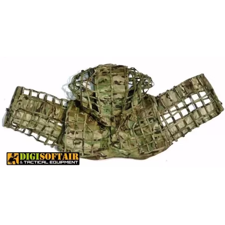 MONGOOSE - GHILLIE SNIPER HOOD - Light - Multicam