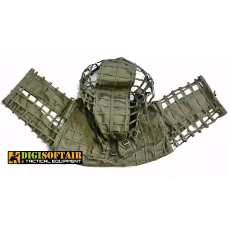 MONGOOSE - GHILLIE SNIPER HOOD - Light - Ranger green