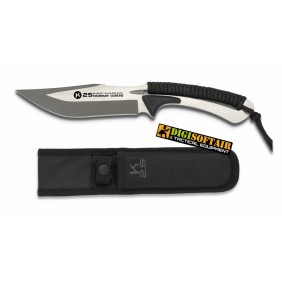 K25 32377 Tactical knife black cord wrapped 25 cm