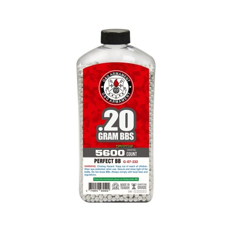 Perfect BB 0.20 g — Can 5600 Pellets — White