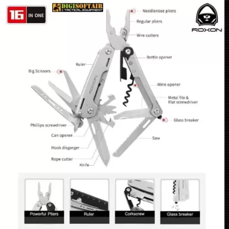 ROXON S801 multi tools STORM 16 Functions