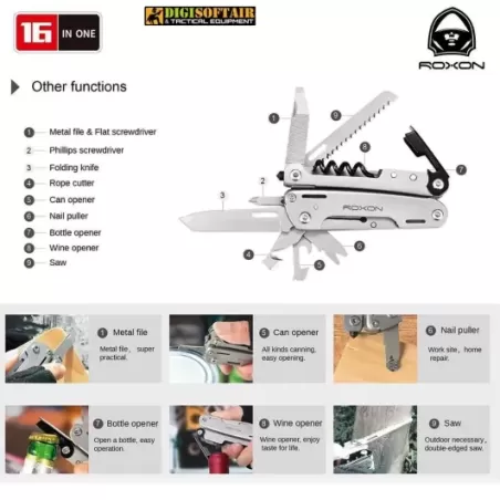 ROXON S801 multi tools STORM 16 Functions