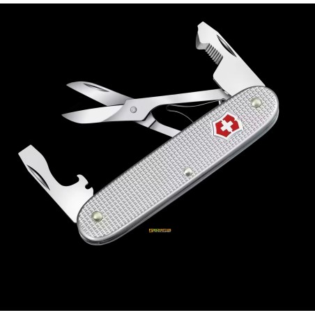 Victorinox Companion Slim Alox Silver — 6-function slim EDC tool