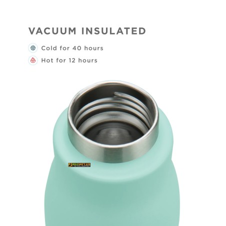 Zoku 500 ml — Borraccia termica in acciaio, colore Acqua, 40h freddo