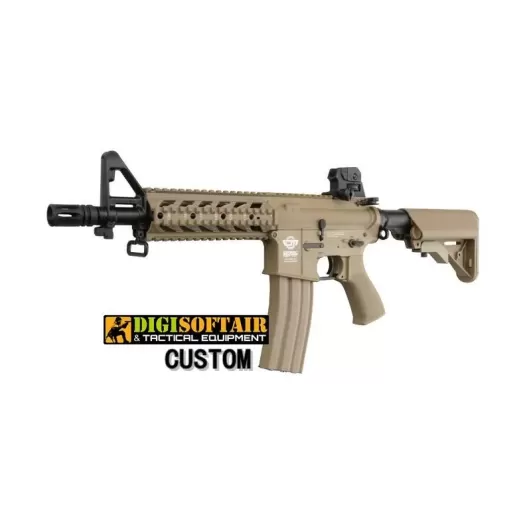 G&G CM16 RAIDER DESERT 27bb/sec 0,94j Digi Softair Custom