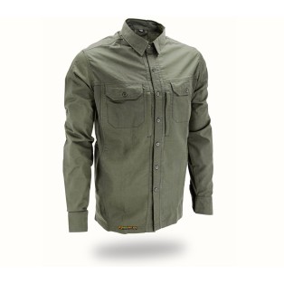 OPENLAND ALPHA Camicia Light Maniche Lunghe OD Green — Tactical