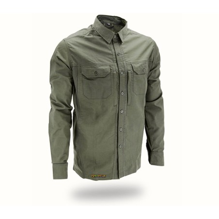 OPENLAND ALPHA Camicia Light Maniche Lunghe OD Green — Tactical