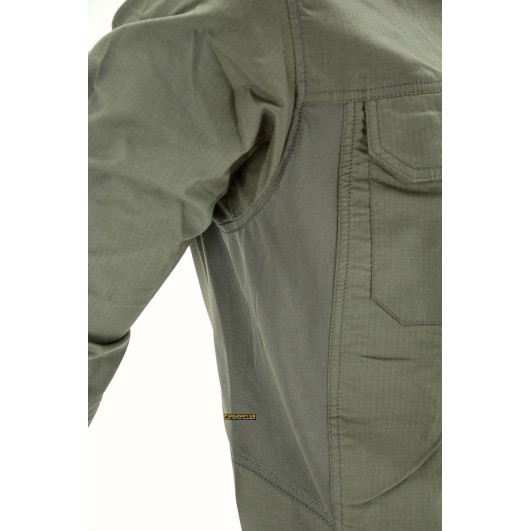 OPENLAND ALPHA Camicia Light Maniche Lunghe OD Green — Tactical