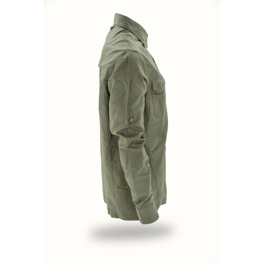 OPENLAND ALPHA Light Shirt Long Sleeves, OD Green — Tactical