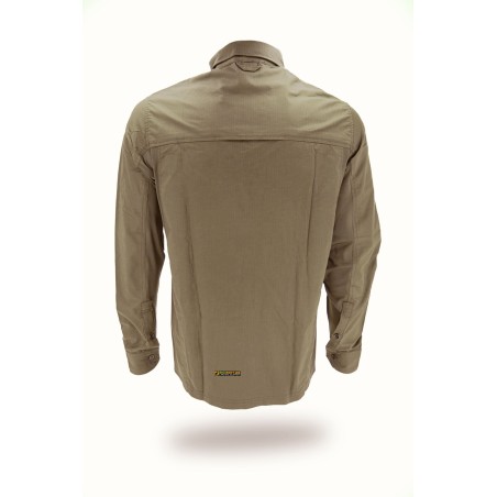 OPENLAND ALPHA Camicia Light Maniche Lunghe,Coyote Tan — Tactical