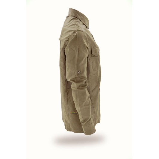 OPENLAND ALPHA Light Shirt Long Sleeves, Coyote Tan — Tactical