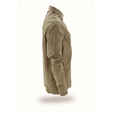 OPENLAND ALPHA Light Shirt Long Sleeves, Coyote Tan — Tactical