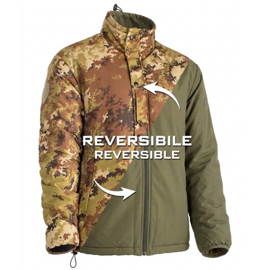 Openland Tactical Giacca Reversibile — Vegetato Italiano / OD Green