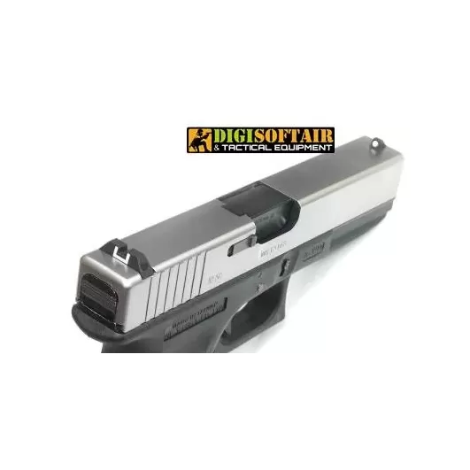 WE modello glock G17 GEN 4 silver slide PISTOLA SOFTAIR A GAS