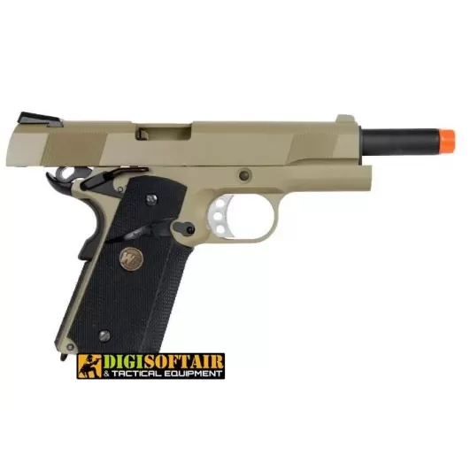 WE MEU 1911 TAN FULL METAL