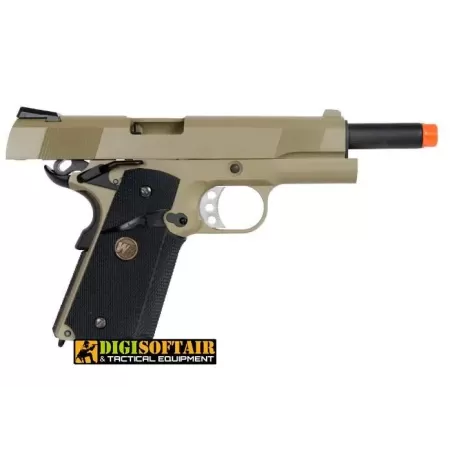 WE MEU 1911 TAN FULL METAL WE MEU 1911 TAN FULL METAL
