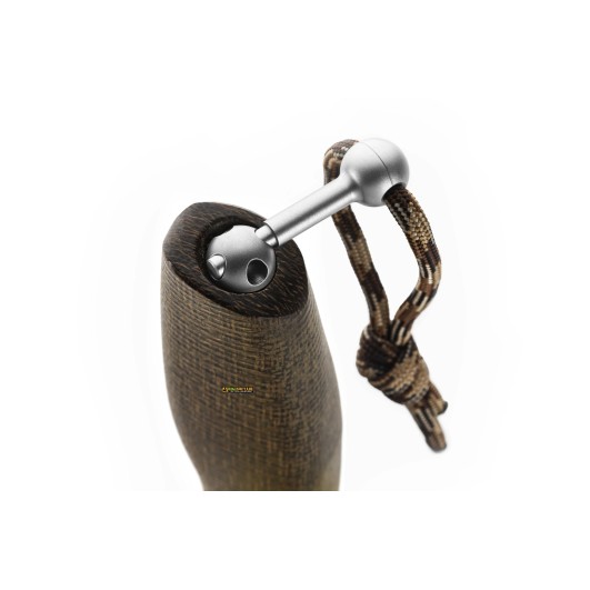 LionSteel Acha Burlap Verde AH BLG — Coltello fisso M390 107 mm