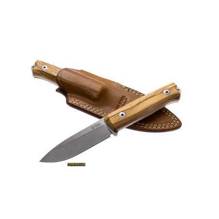 LionSteel B40 UL — Bushcraft Knife Olive Wood Handle (model B40 UL)