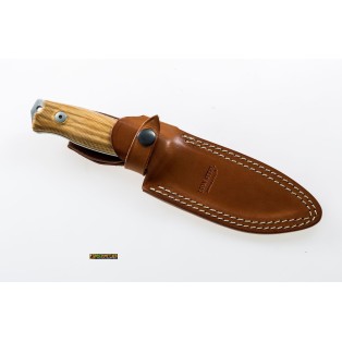 LionSteel M5 UL — Coltello fisso Legno di Ulivo 115 mm 2