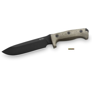 Lionsteel M7B CVG — M7 Black Blade (Green Canvas Handle) 2