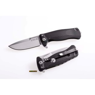 LionSteel SR22A BS — SR22 Aluminium Black (EDC Folding Knife)