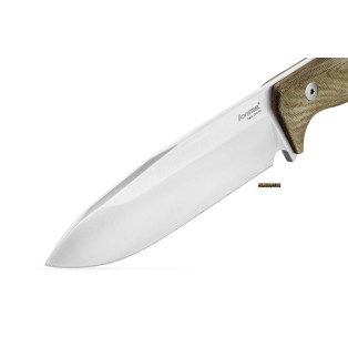 Lionsteel T6 3V — Green Canvas, Stonewash Blade (T6 3V CVG) 2