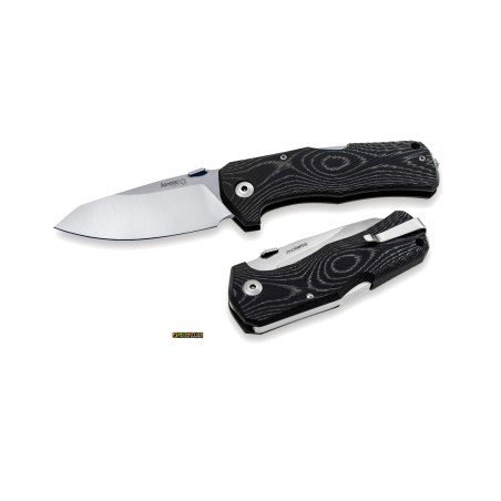 Lionsteel TM1 — Micarta (manico Micarta, lama satinata)