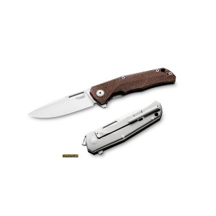 Q4ttro — Burlap Micarta (Q4 BGR) — LionSTEEL