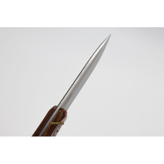 LionSteel B41 Santos Wood — Fixed-Blade Bushcraft Knife (code B41 ST)