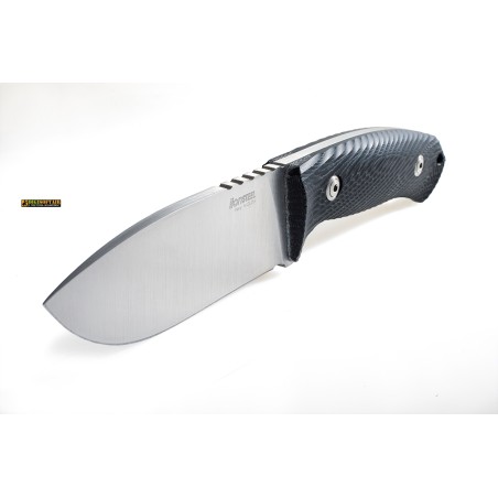 LionSteel M3 Black Micarta — Fixed Blade Knife Niolox (code M3 MI)