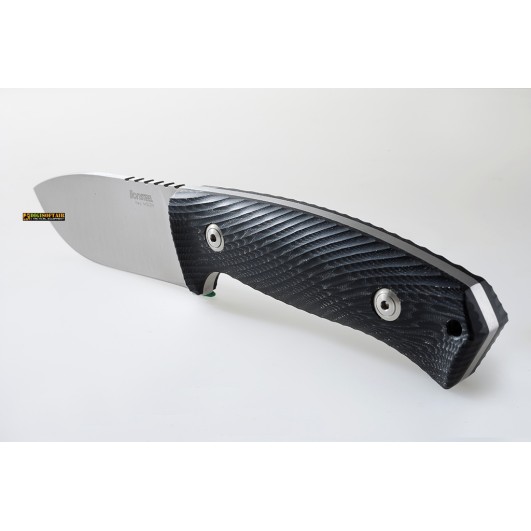 LionSteel M3 Black Micarta — Fixed Blade Knife Niolox (code M3 MI)