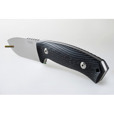 LionSteel M3 Micarta Nera — Coltello Lama Fissa Niolox (cod. M3 MI)